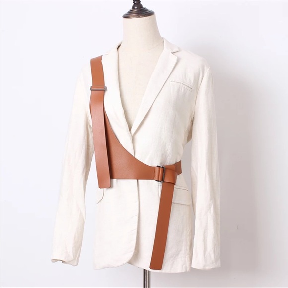 🎈🧨💗Host Pick ☄️🧨 Unique design harness belt | Brown Tan| One size - Picture 4 of 6